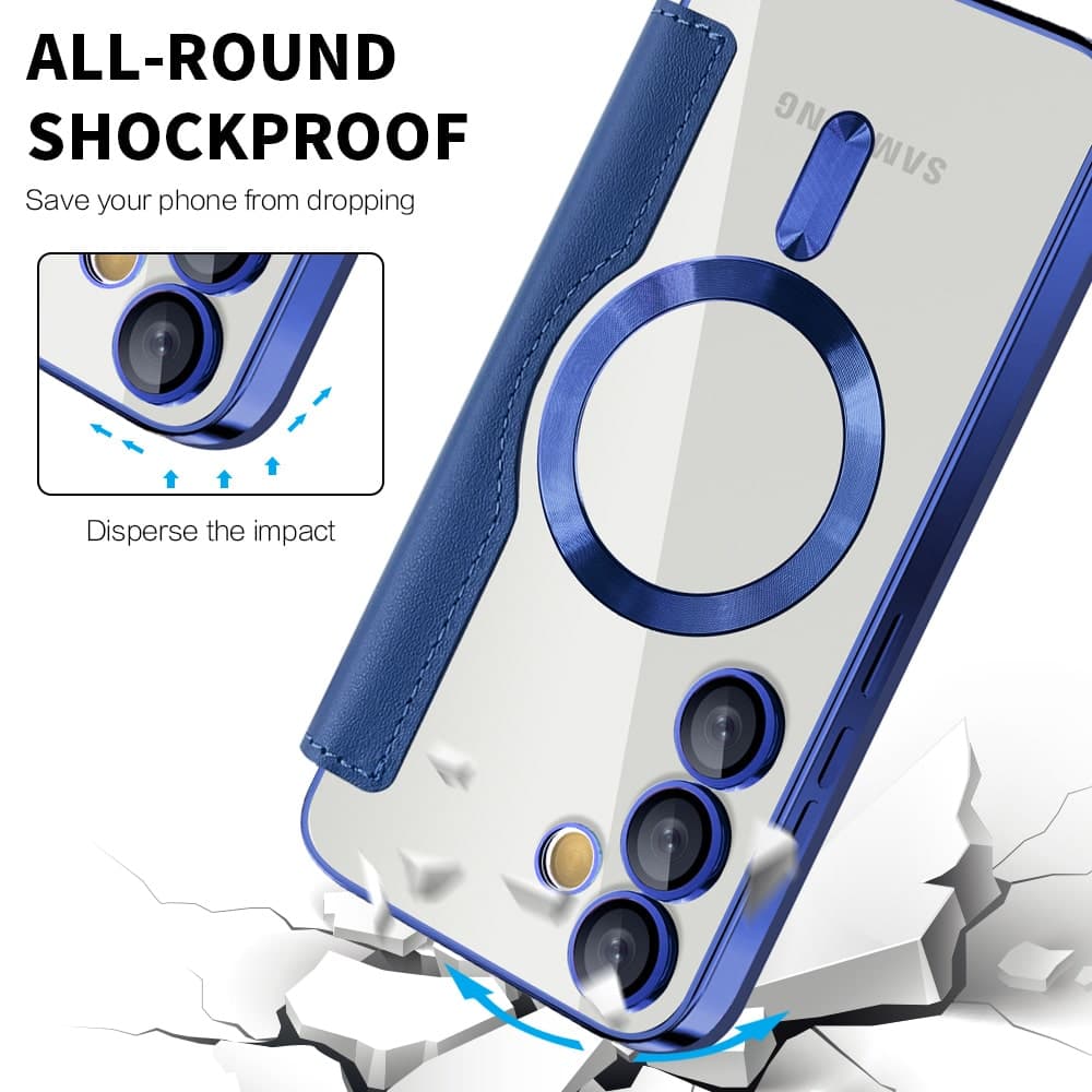Techsuit SmartMag Book - θήκη για Samsung Galaxy S23 FE - Μπλε 4