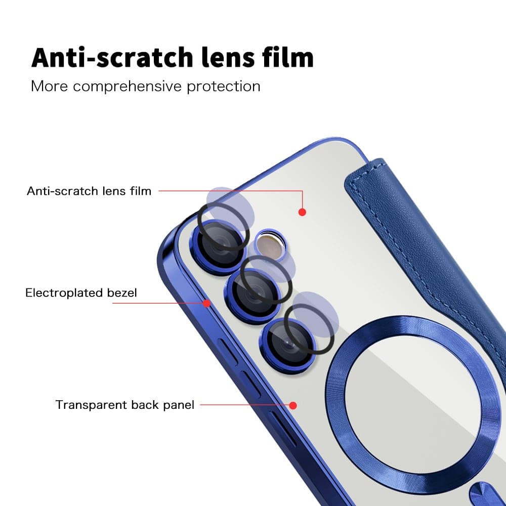 Techsuit SmartMag Book - θήκη για Samsung Galaxy S23 FE - Μπλε 3