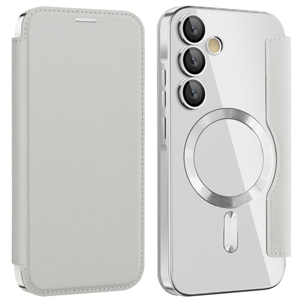 Techsuit SmartMag Book - θήκη για Samsung Galaxy A35 - Γκρι 2