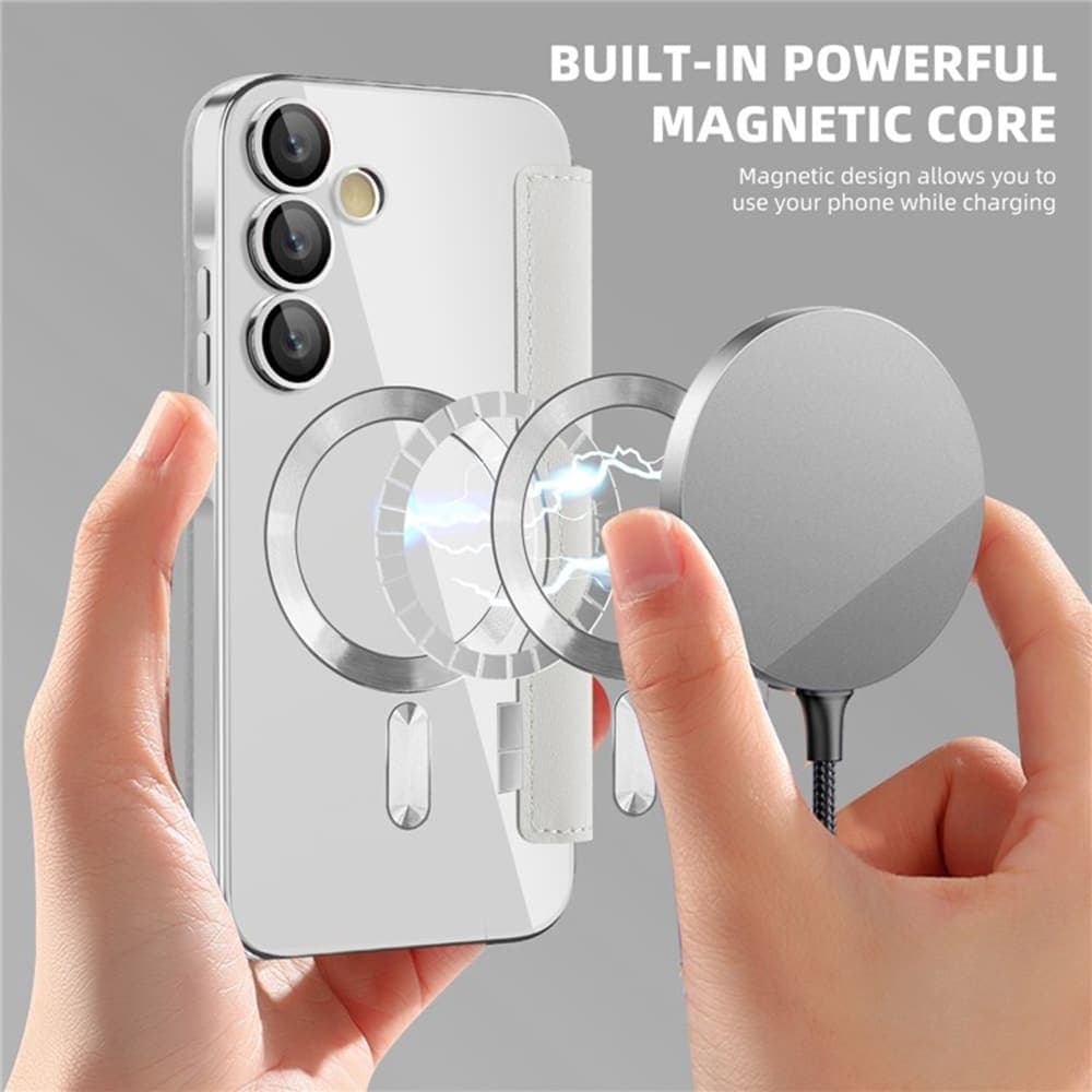 Techsuit SmartMag Book - θήκη για Samsung Galaxy A35 - Γκρι 6