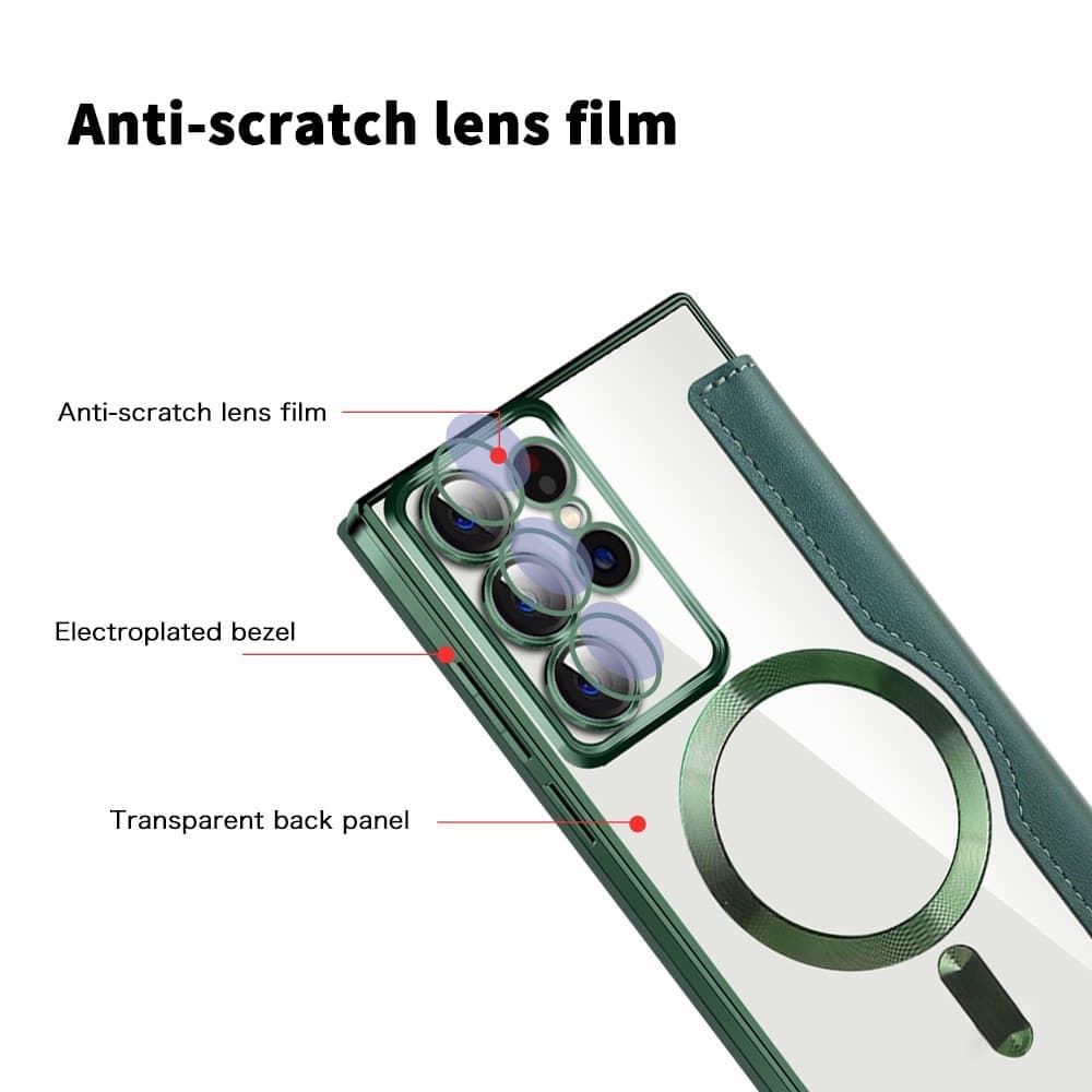 Techsuit SmartMag - θήκη για Samsung Galaxy S22 Ultra 5G - Πράσινο 3