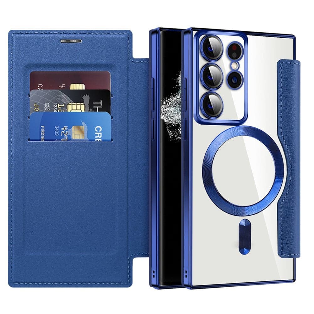 Techsuit SmartMag - θήκη για Samsung Galaxy S22 Ultra 5G - Μπλε