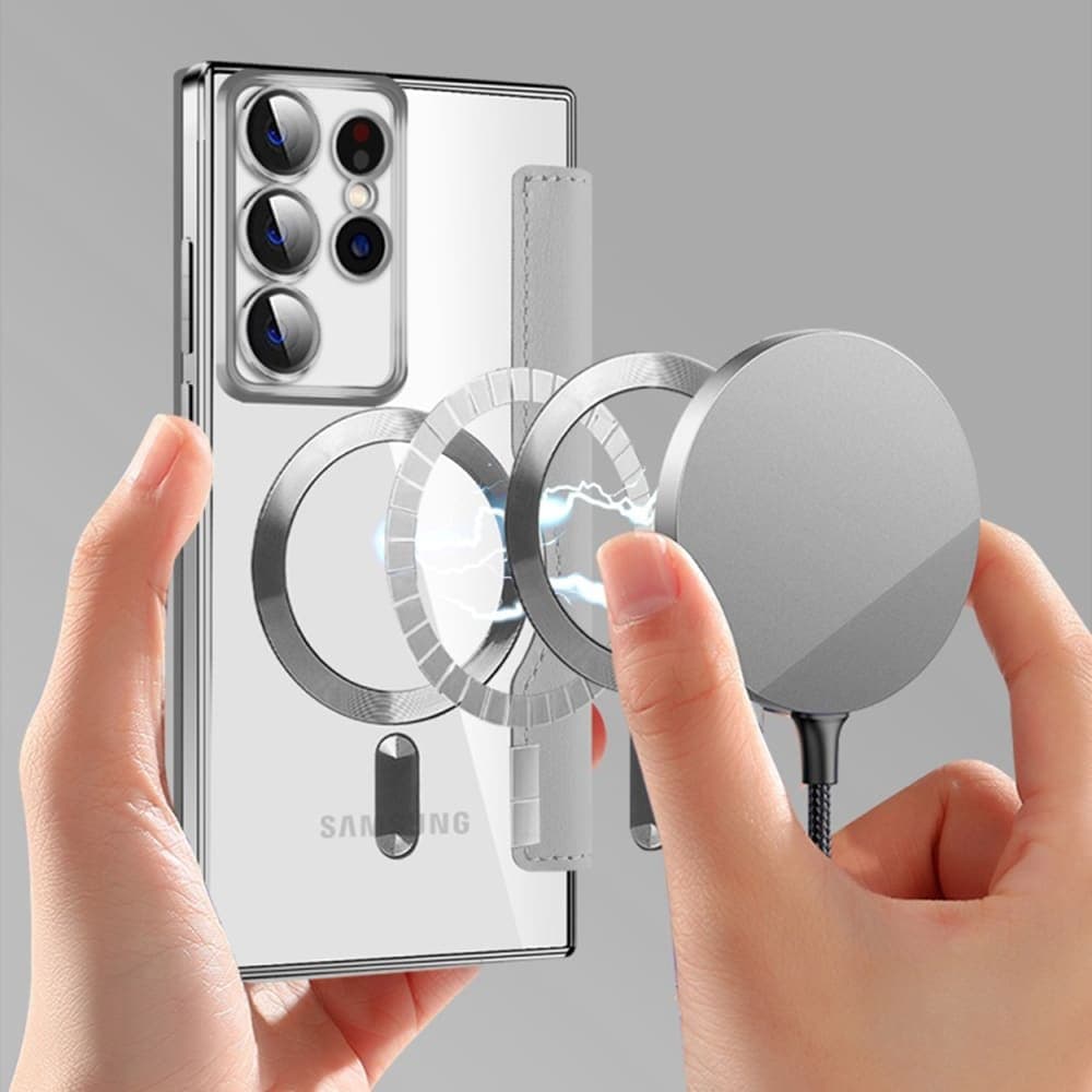 Techsuit SmartMag - θήκη για Samsung Galaxy S22 Ultra 5G - Γκρι 6