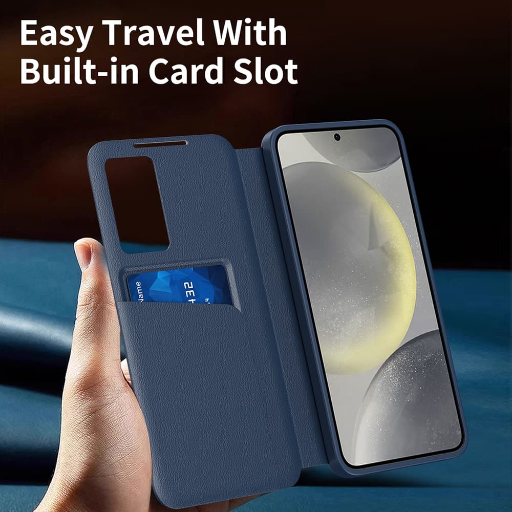 Techsuit SmartView Series - θήκη για Samsung Galaxy S22 Ultra 5G - Μπλε 6