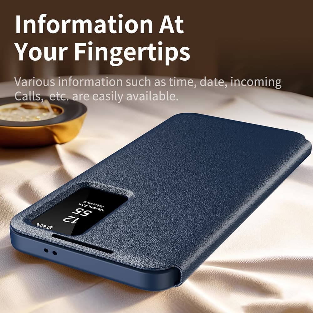 Techsuit SmartView Series - θήκη για Samsung Galaxy A56 - Μπλε 4