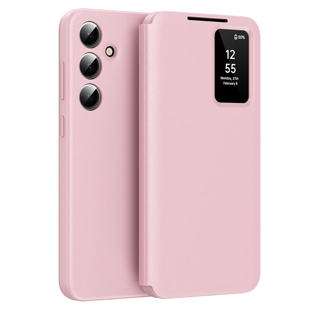 Techsuit SmartView Series - θήκη για Samsung Galaxy A56 - Ροζ