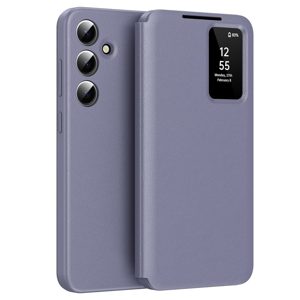 Techsuit SmartView Series - θήκη για Samsung Galaxy S24 FE - Μωβ