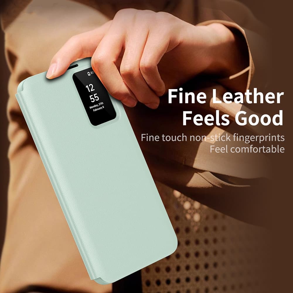 Techsuit SmartView Series - θήκη για Samsung Galaxy S24 FE - Πράσινο 5