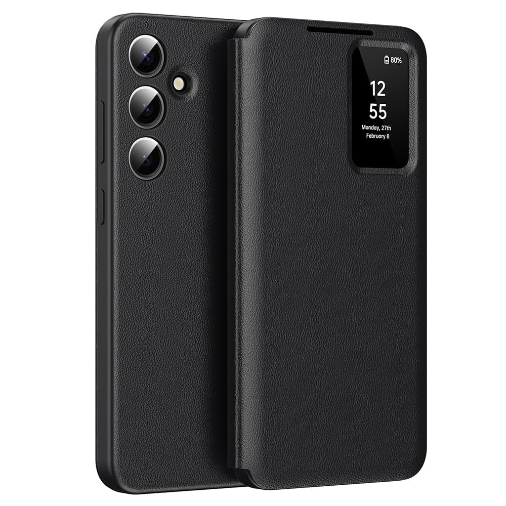Techsuit SmartView Series - θήκη για Samsung Galaxy A55 - Μαύρο
