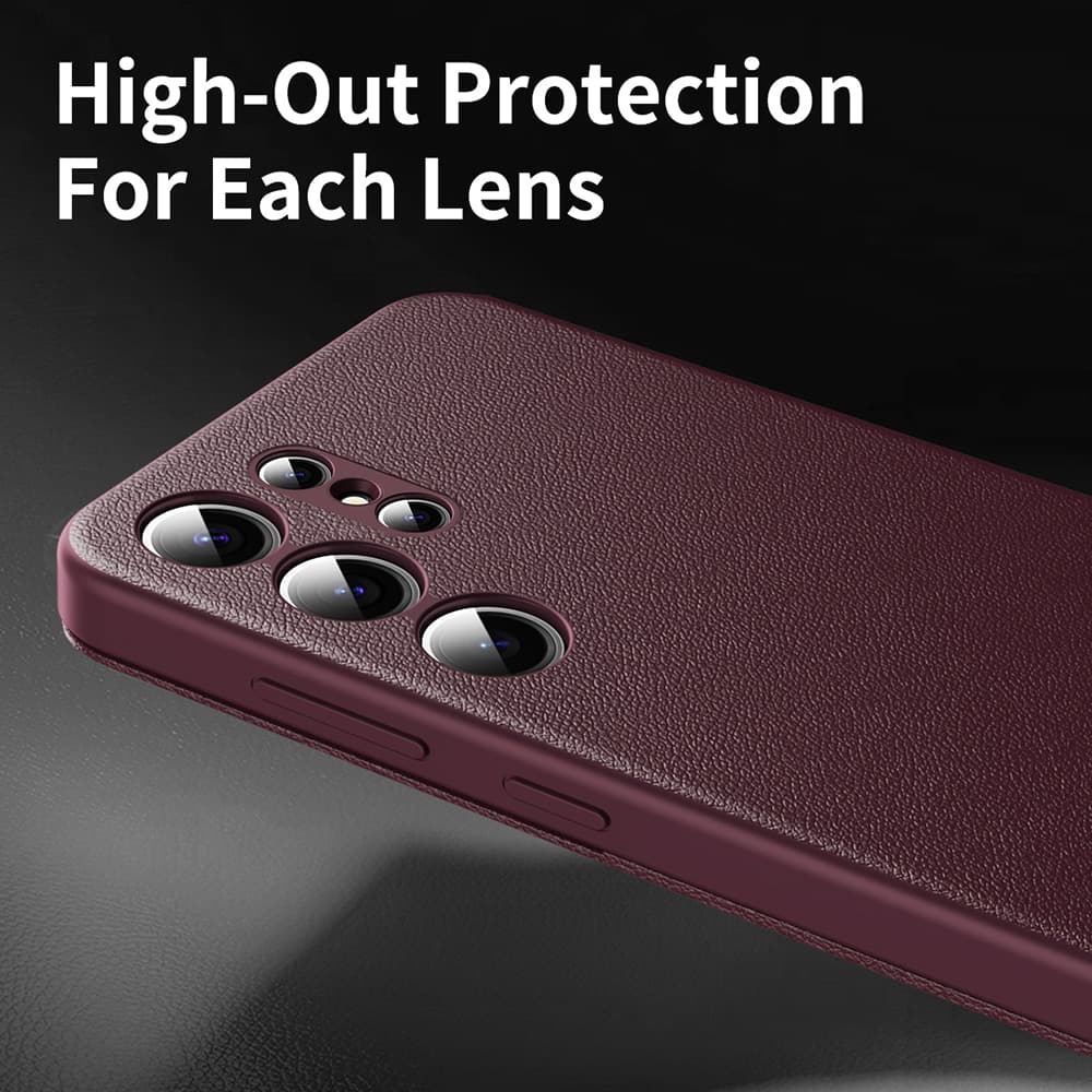 Techsuit SmartView Series - θήκη για Samsung Galaxy S23 Ultra - Κόκκινο 5