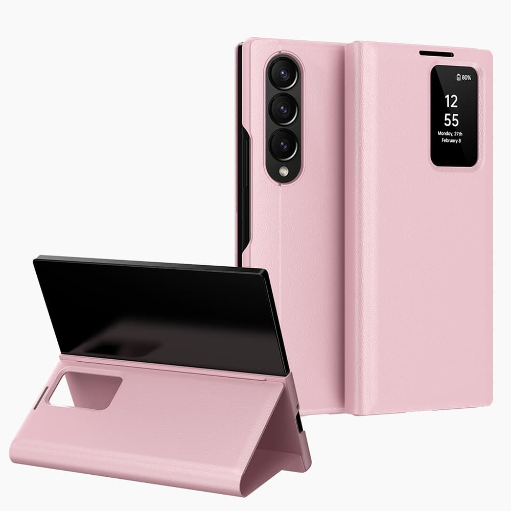 Techsuit SmartView Series - θήκη για Samsung Galaxy Z Fold3 5G - Ροζ 2