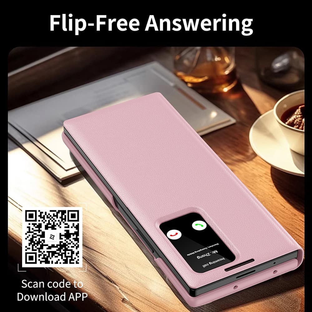 Techsuit SmartView Series - θήκη για Samsung Galaxy Z Fold3 5G - Ροζ 6