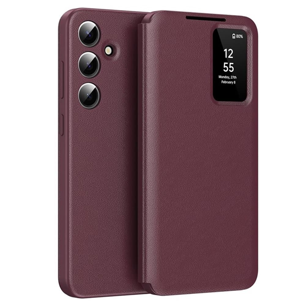 Techsuit SmartView Series - θήκη για Samsung Galaxy S23 FE - Κόκκινο