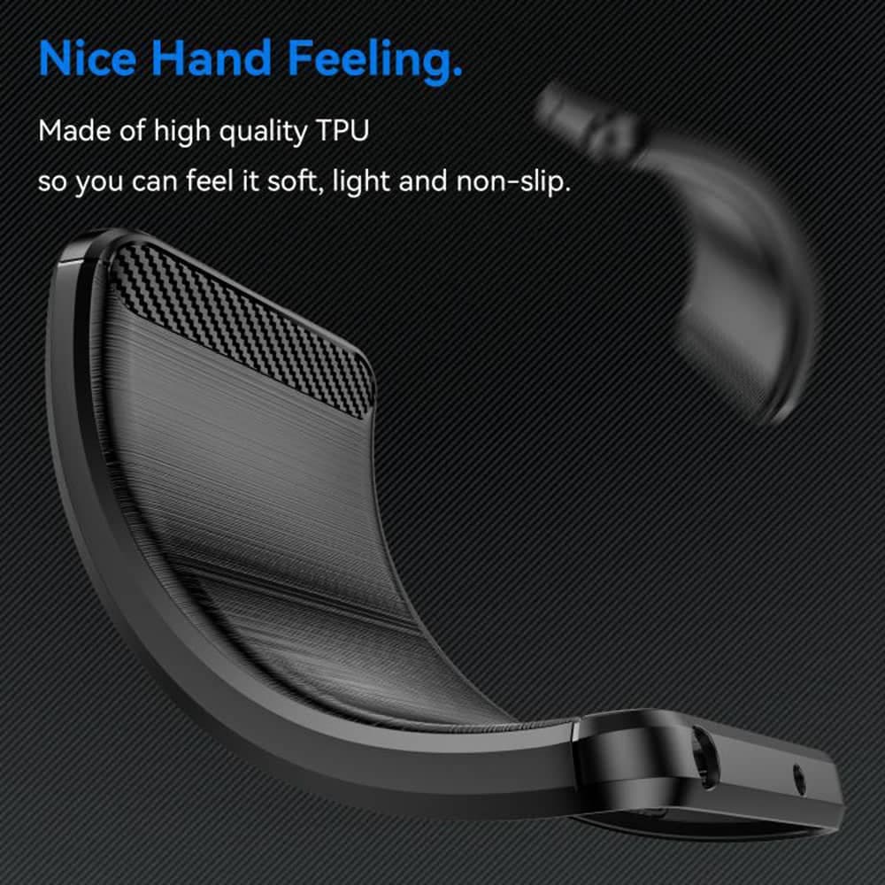 Techsuit Carbon Silicone - θήκη για Samsung Galaxy A07 4G - Μαύρο 5