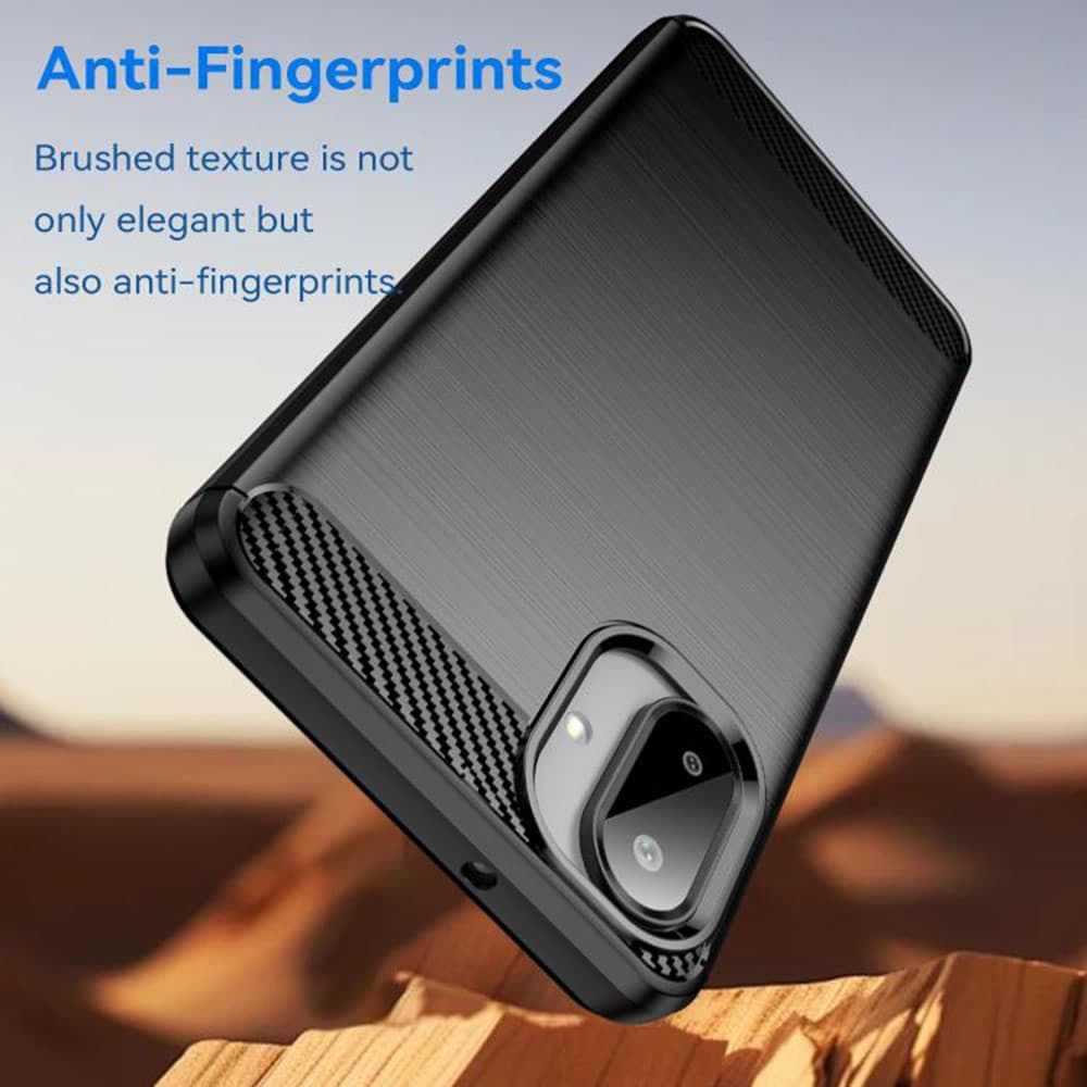 Techsuit Carbon Silicone - θήκη για Samsung Galaxy A07 4G - Μαύρο 3