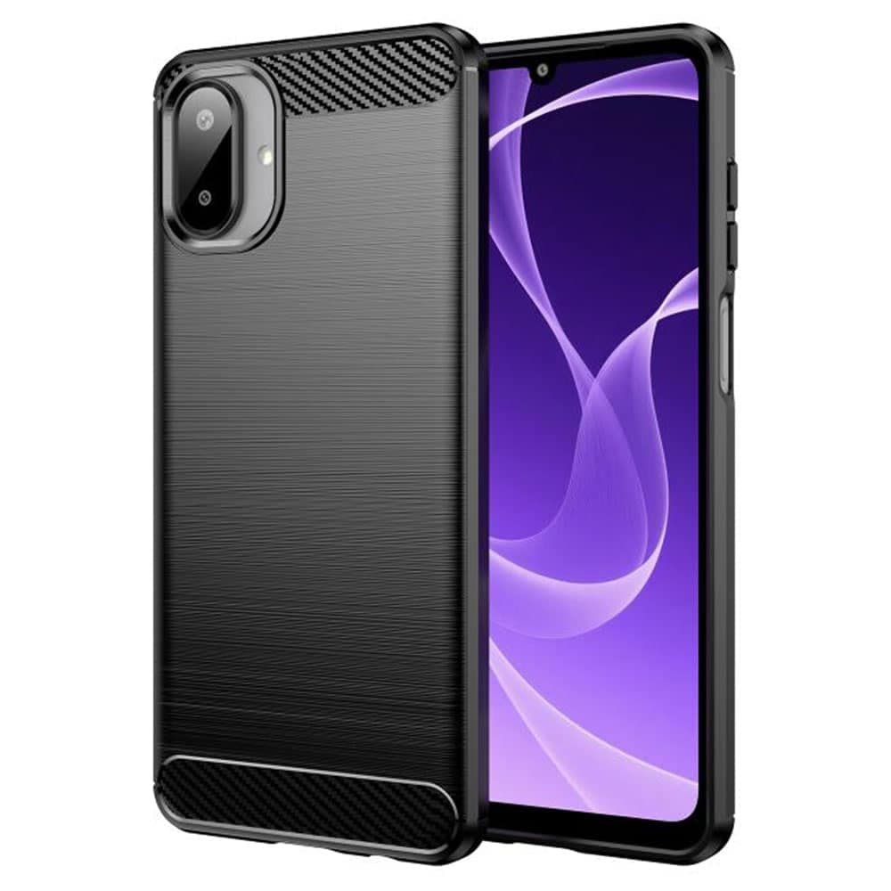 Techsuit Carbon Silicone - θήκη για Samsung Galaxy A07 4G - Μαύρο