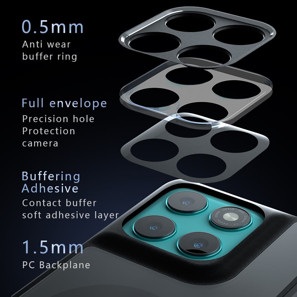 Techsuit PureFrost - θήκη για Motorola Edge 60 / Fusion - Μαύρο 5