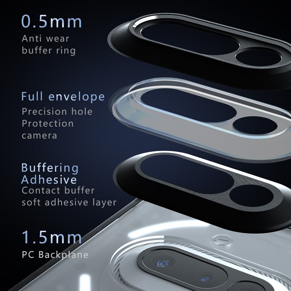Techsuit PureFrost - θήκη για Nothing Phone (3a) - Μαύρο 4