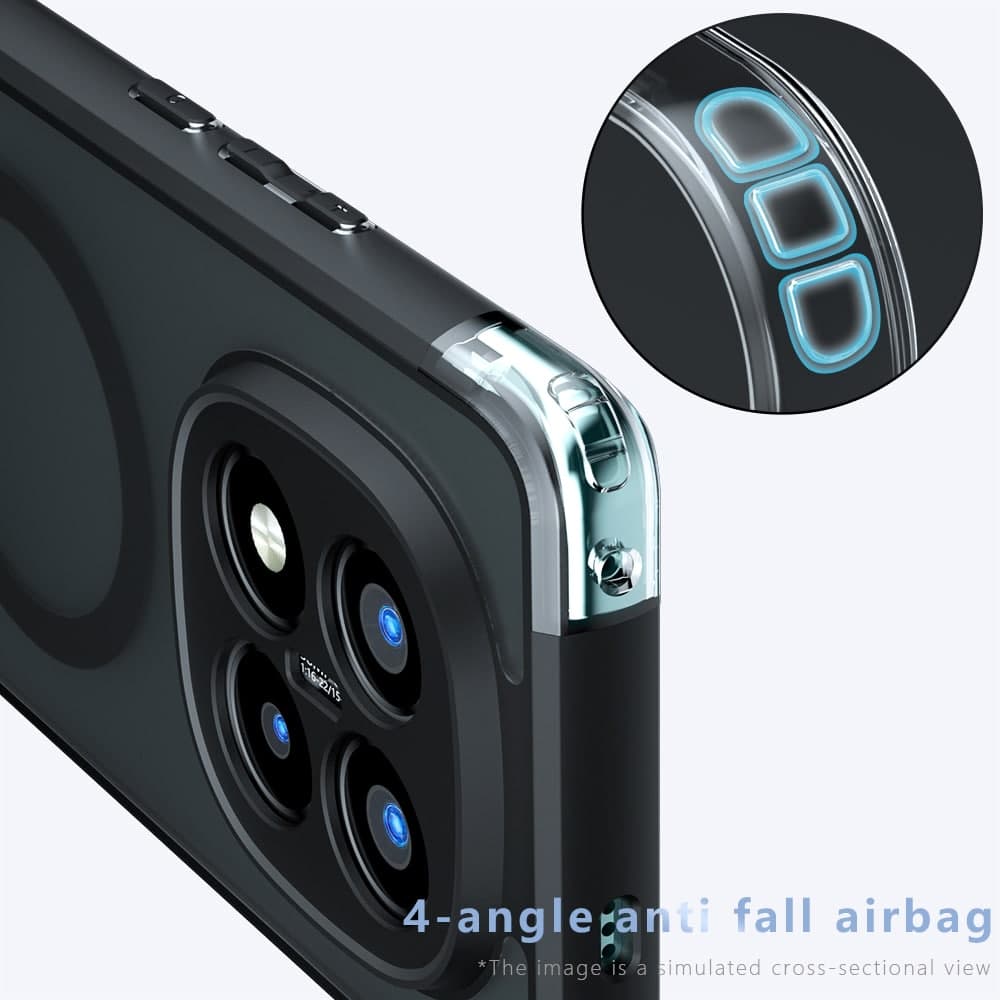 Techsuit PureFrost - θήκη για Xiaomi Redmi Note 14 Pro+ 5G - Μαύρο 2