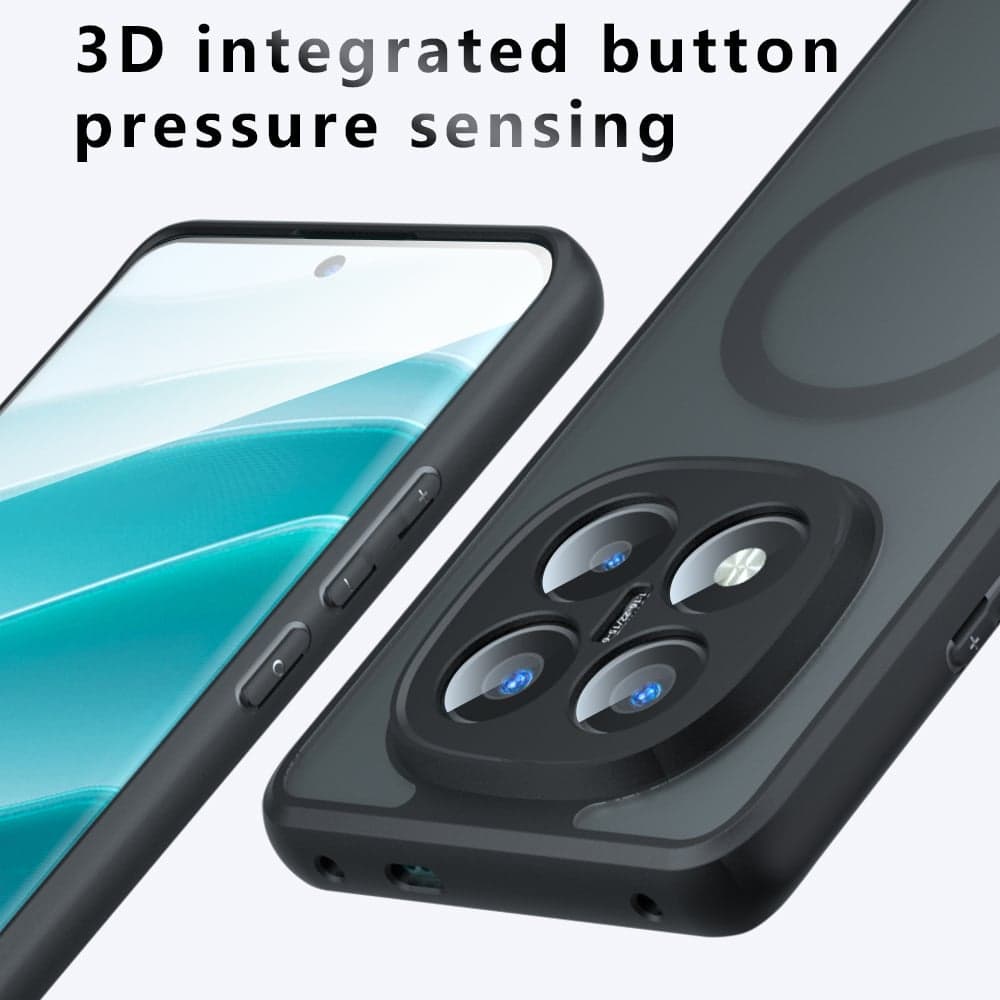 Techsuit PureFrost - θήκη για Xiaomi Redmi Note 14 Pro+ 5G - Μαύρο 6