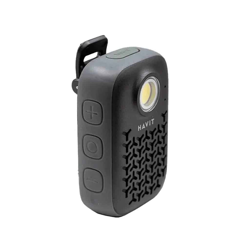 Havit - Wireless Speaker (sk868bt) - Bluetooth V5.4, 5w, 600mah, Ip67, Tws, Flashlight, Hands-Free Calls, Type-C - Black 2