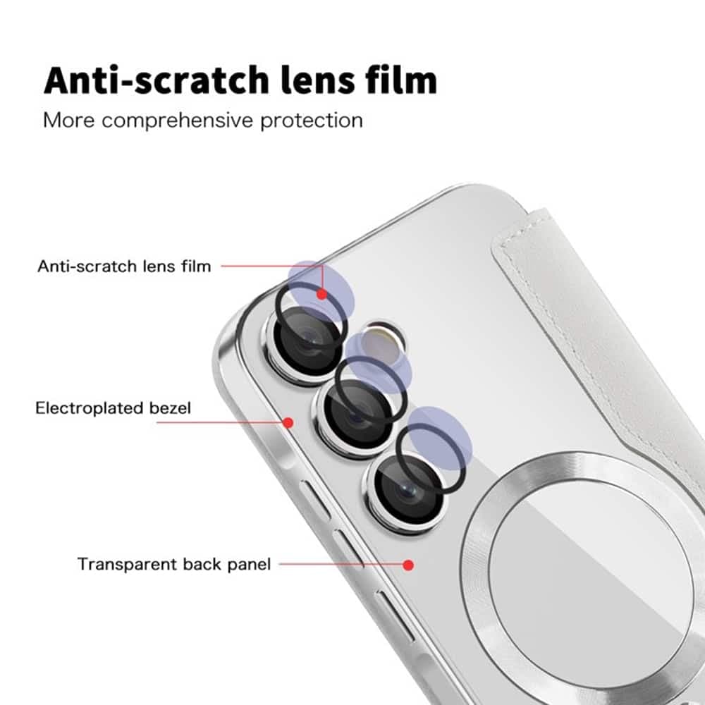 Techsuit SmartMag Book - θήκη για Samsung Galaxy A55 - Γκρι 3