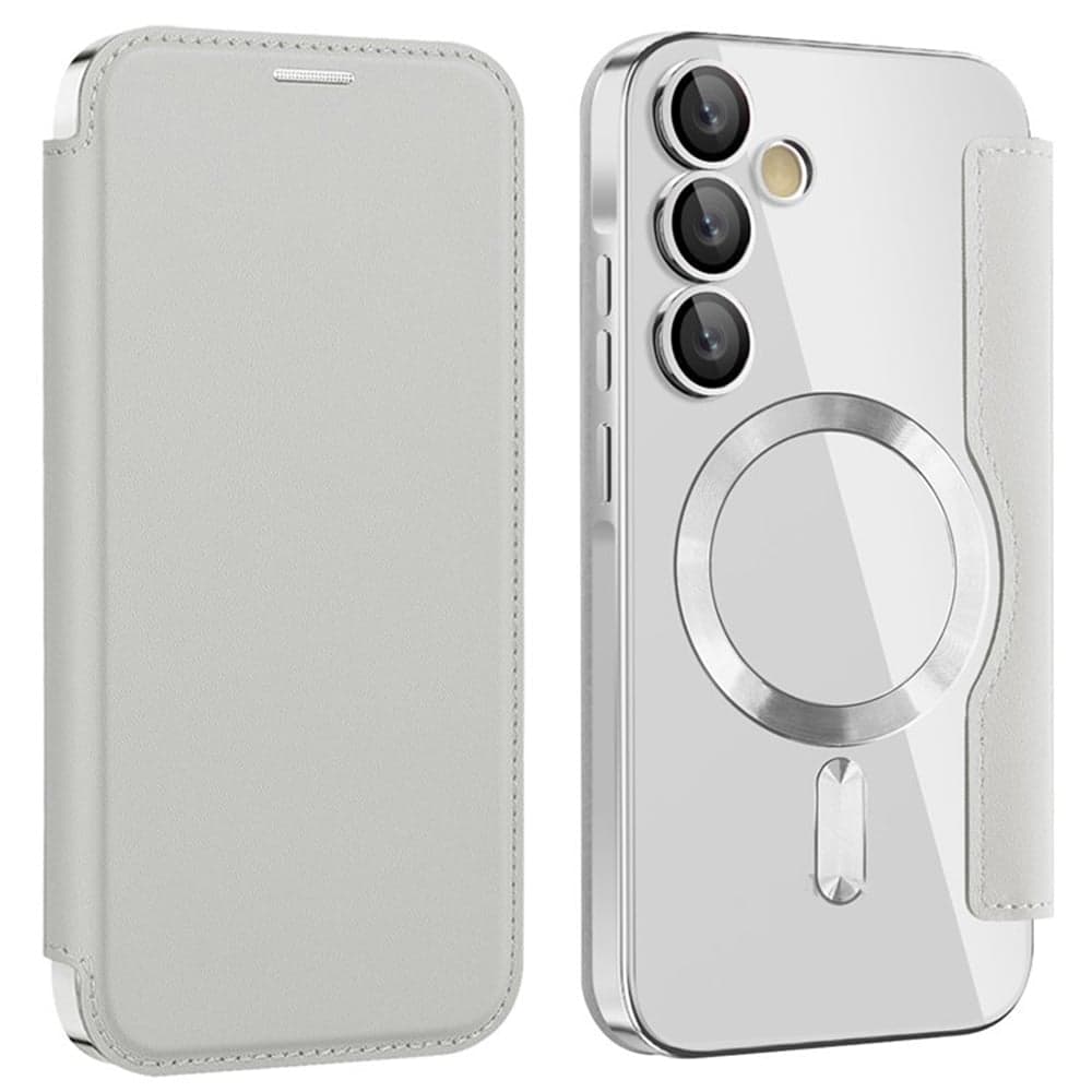 Techsuit SmartMag Book - θήκη για Samsung Galaxy A55 - Γκρι 2
