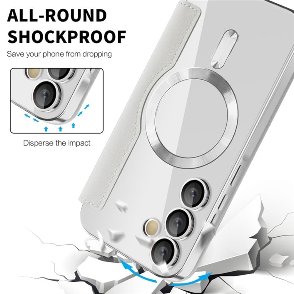 Techsuit SmartMag Book - θήκη για Samsung Galaxy A55 - Γκρι 4