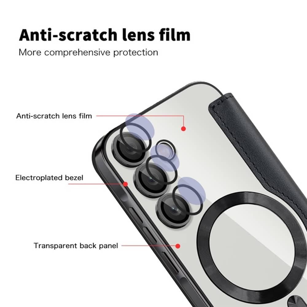 Techsuit SmartMag Book - θήκη για Samsung Galaxy A55 - Μαύρο 5