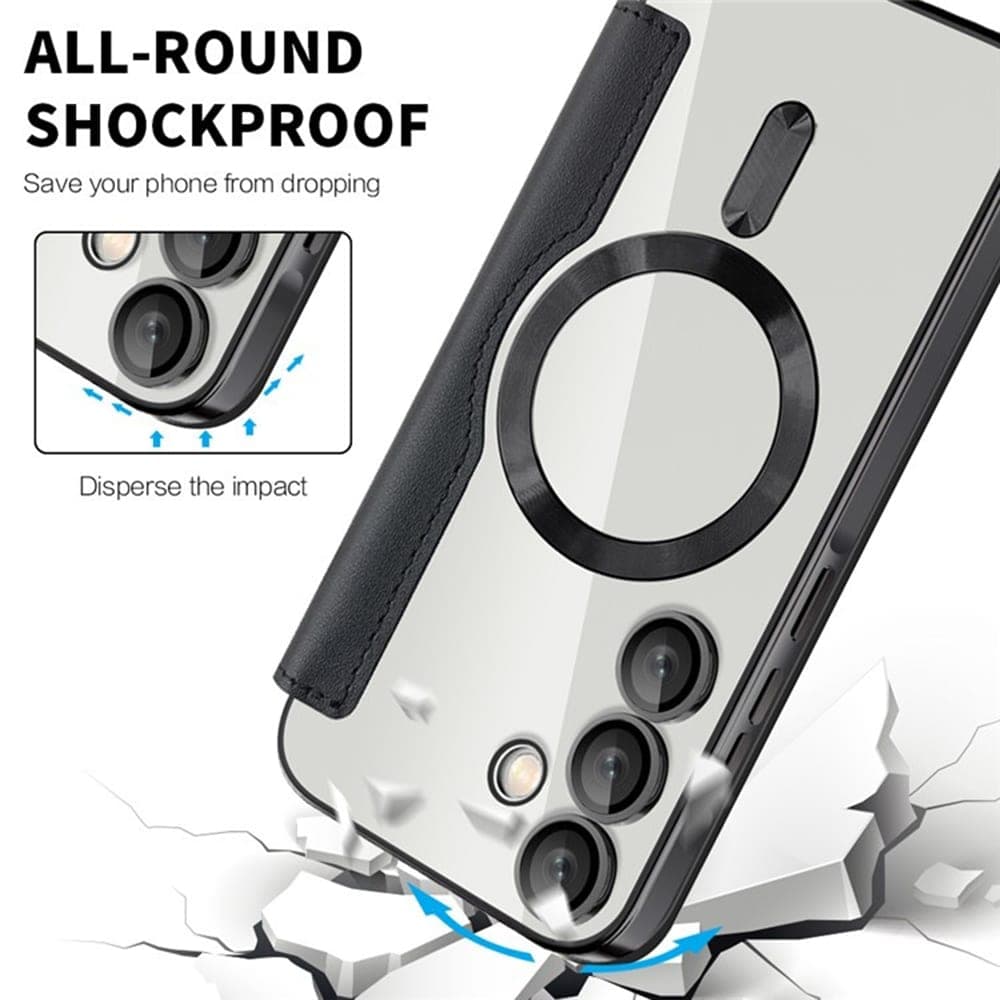 Techsuit SmartMag Book - θήκη για Samsung Galaxy A55 - Μαύρο 4
