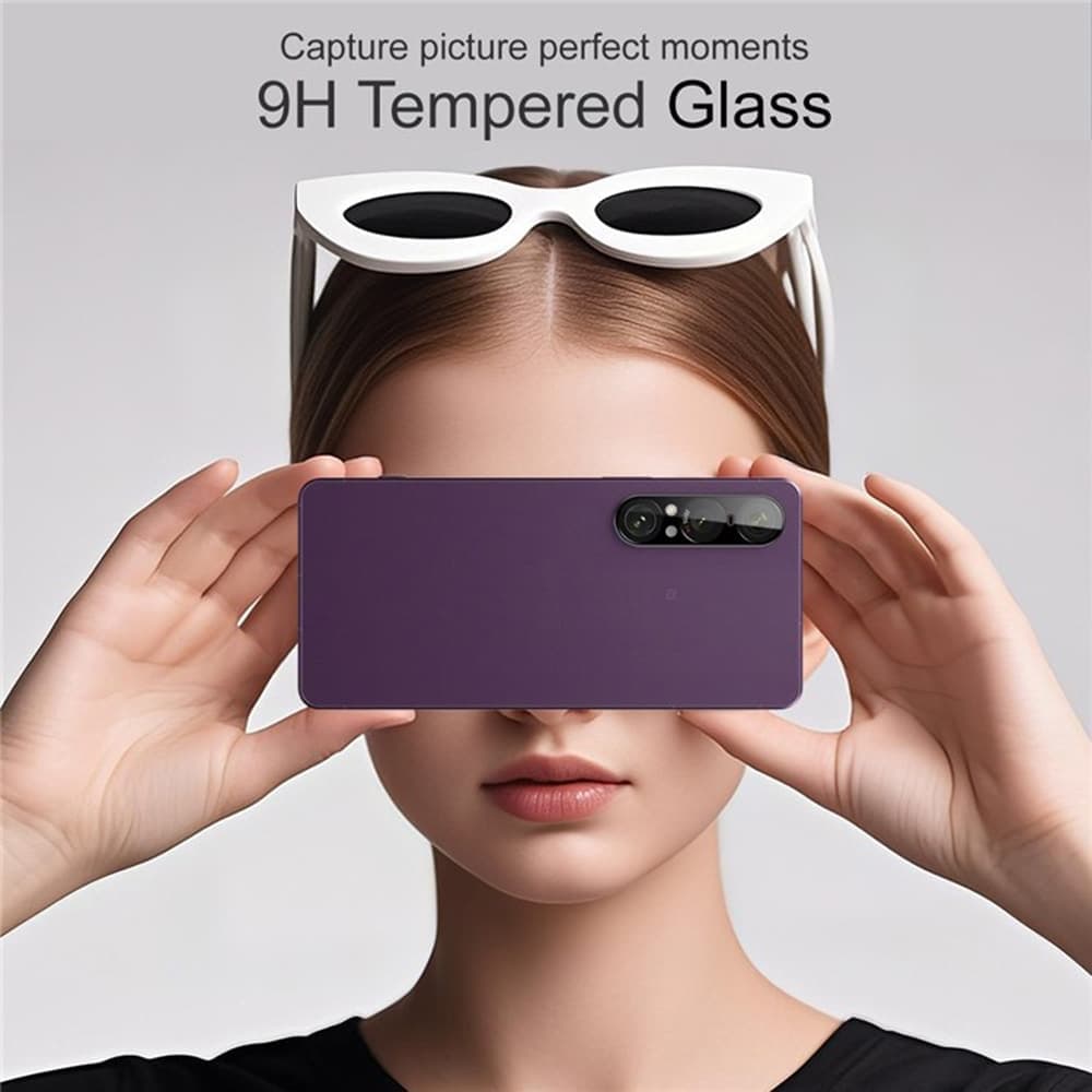 Techsuit - Γυαλί πλήρους κάμερας - Sony Xperia 1 VII - Μαύρο 2