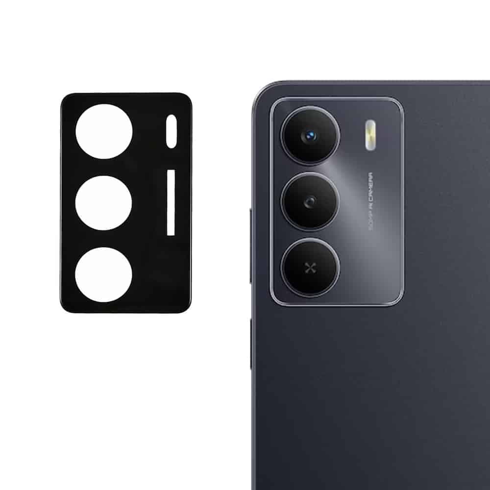 Techsuit - Πλήρες γυαλί κάμερας - Realme 14x - Μαύρο