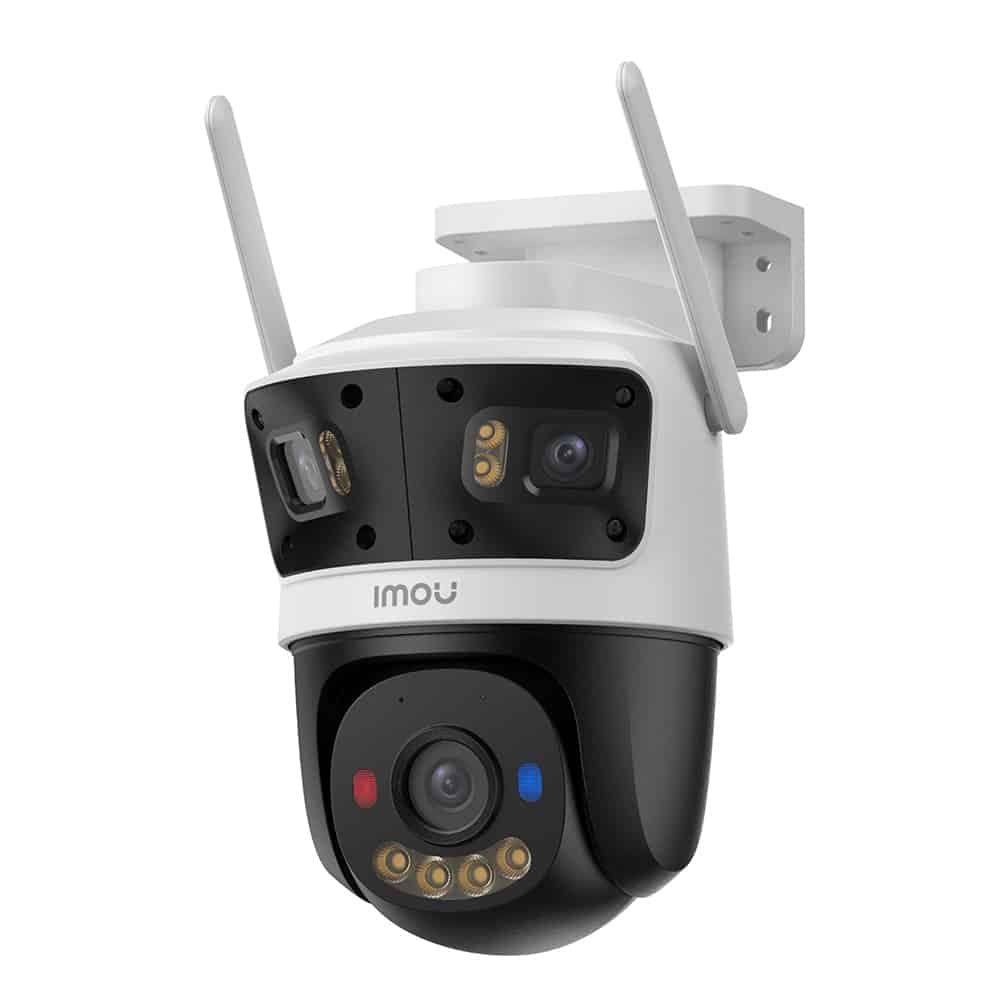 Imou - Outdoor Camera Cruiser Triple (ipc-S7up-11m0wed) - 3+3+5mp, Wi-Fi, 2xsd Card Slot, Pt, Night Vision, Aor Mode - White