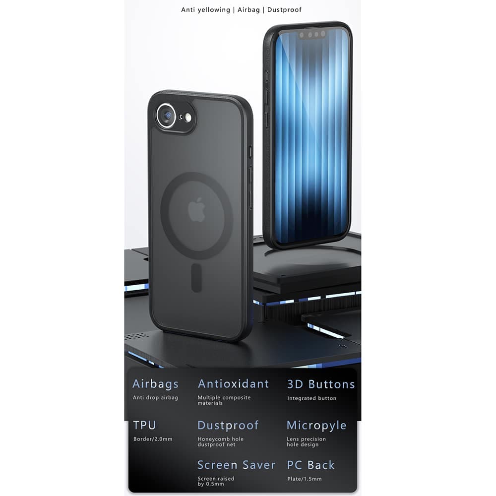 Techsuit PureFrost - θήκη για Oneplus Nord 3 - Μαύρο 6