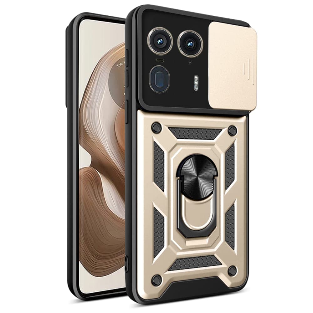 Techsuit CamShield Series - θήκη για Motorola Edge 50 Ultra - Χρυσό