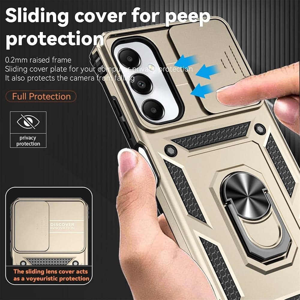 Techsuit CamShield Series - θήκη για Oppo Reno12 F 4G - Χρυσό 4