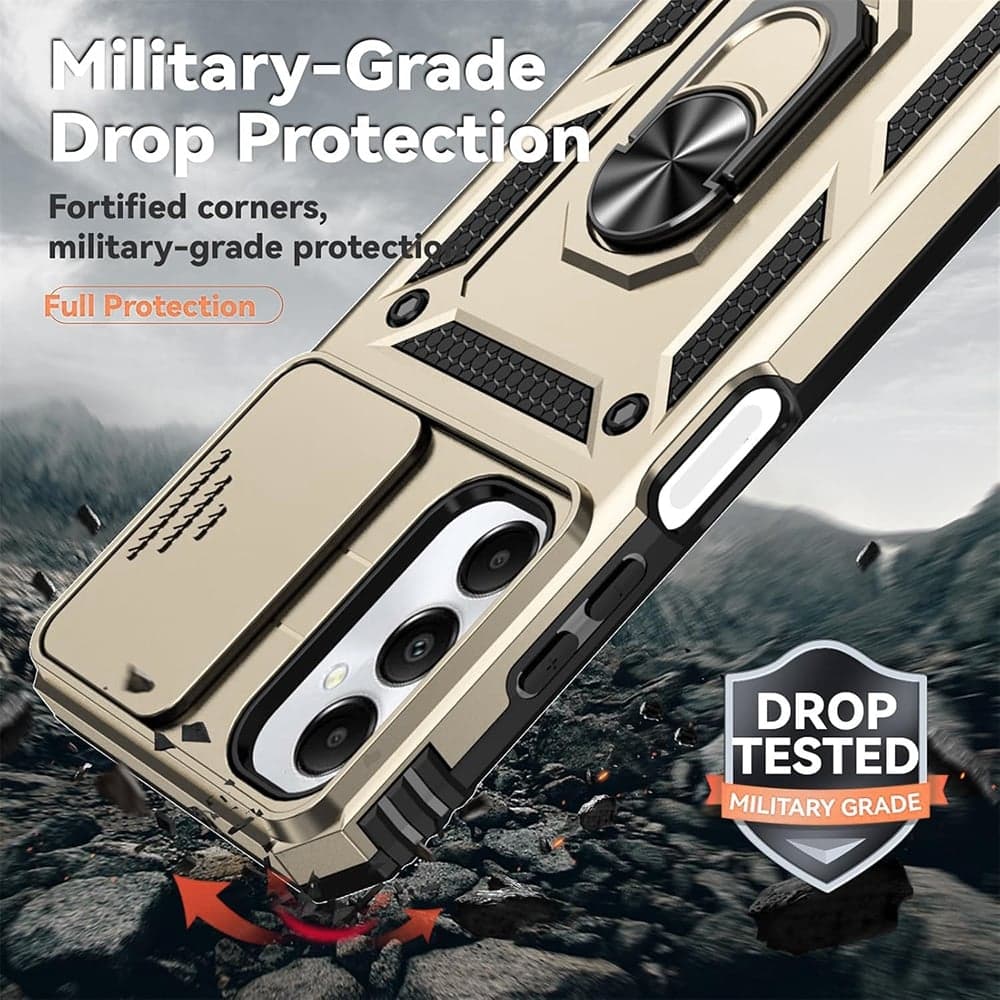 Techsuit CamShield Series - θήκη για Oppo Reno12 F 4G - Χρυσό 5