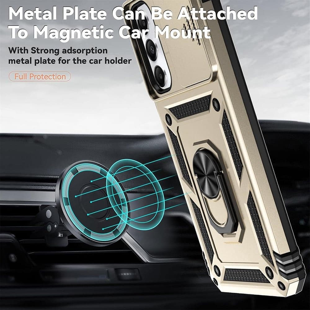 Techsuit CamShield Series - θήκη για Oppo Reno12 F 4G - Χρυσό 2