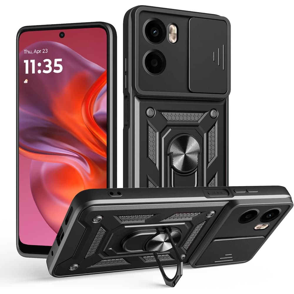 Techsuit CamShield Series - θήκη για Motorola Moto G05 / E15 - Μαύρο
