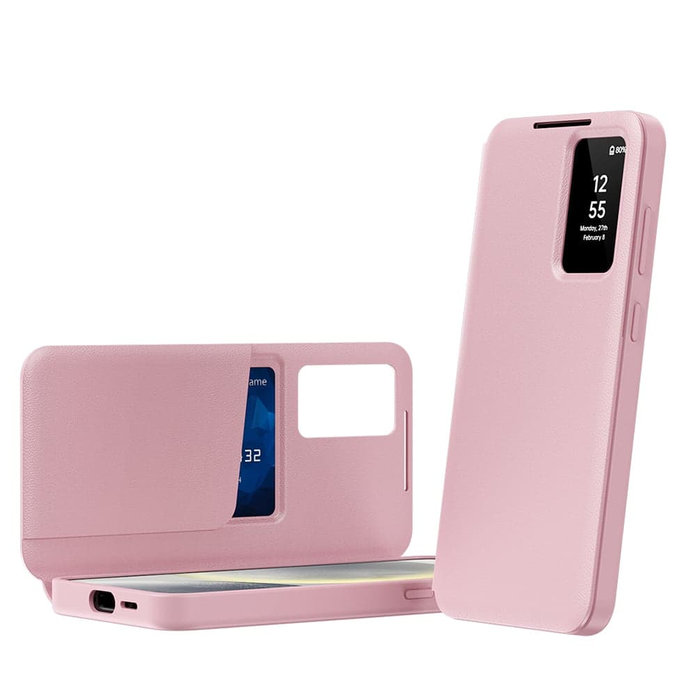 Techsuit SmartView Series - θήκη για Samsung Galaxy S23 FE - Ροζ 2