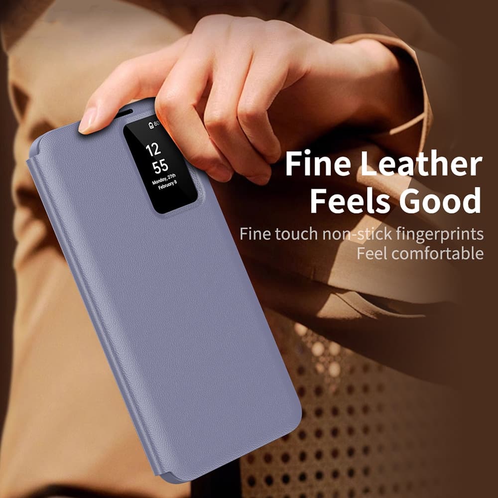 Techsuit SmartView Series - θήκη για Samsung Galaxy S23 FE - Μωβ 5