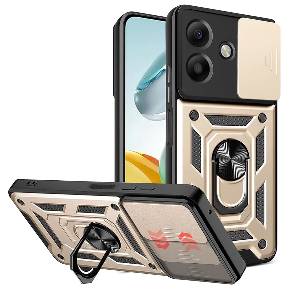Techsuit CamShield Series - θήκη για Oppo A40 4G / A60 5G - Χρυσό