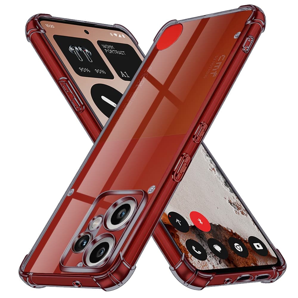 Techsuit Shockproof Clear Silicone - θήκη για Nothing CMF Phone 2 Pro - Διάφανο