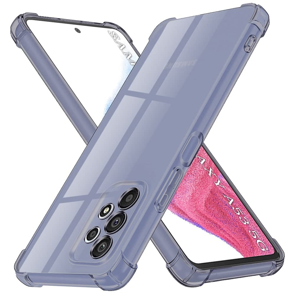 Techsuit Shockproof Clear Silicone - θήκη για Samsung Galaxy A53 5G - Μαύρο