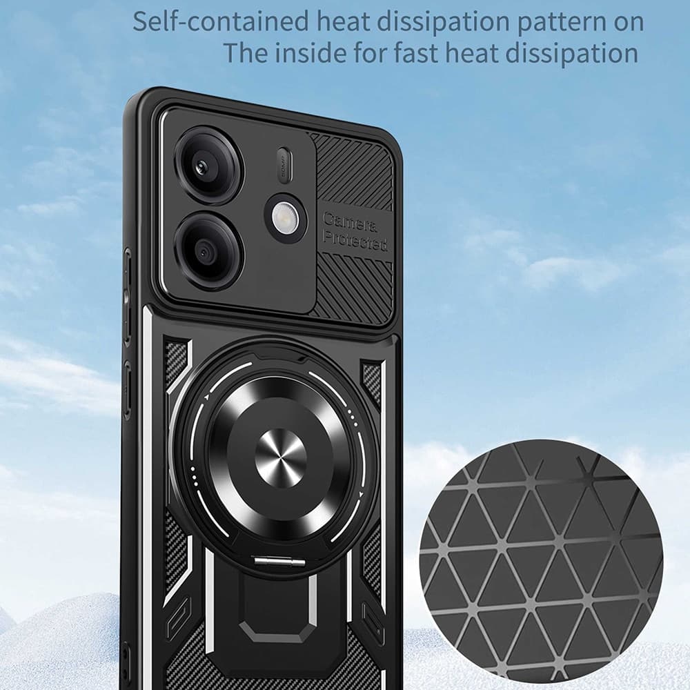 Techsuit RuggedCam - θήκη για Xiaomi Redmi Note 14 5G - Μαύρο 4