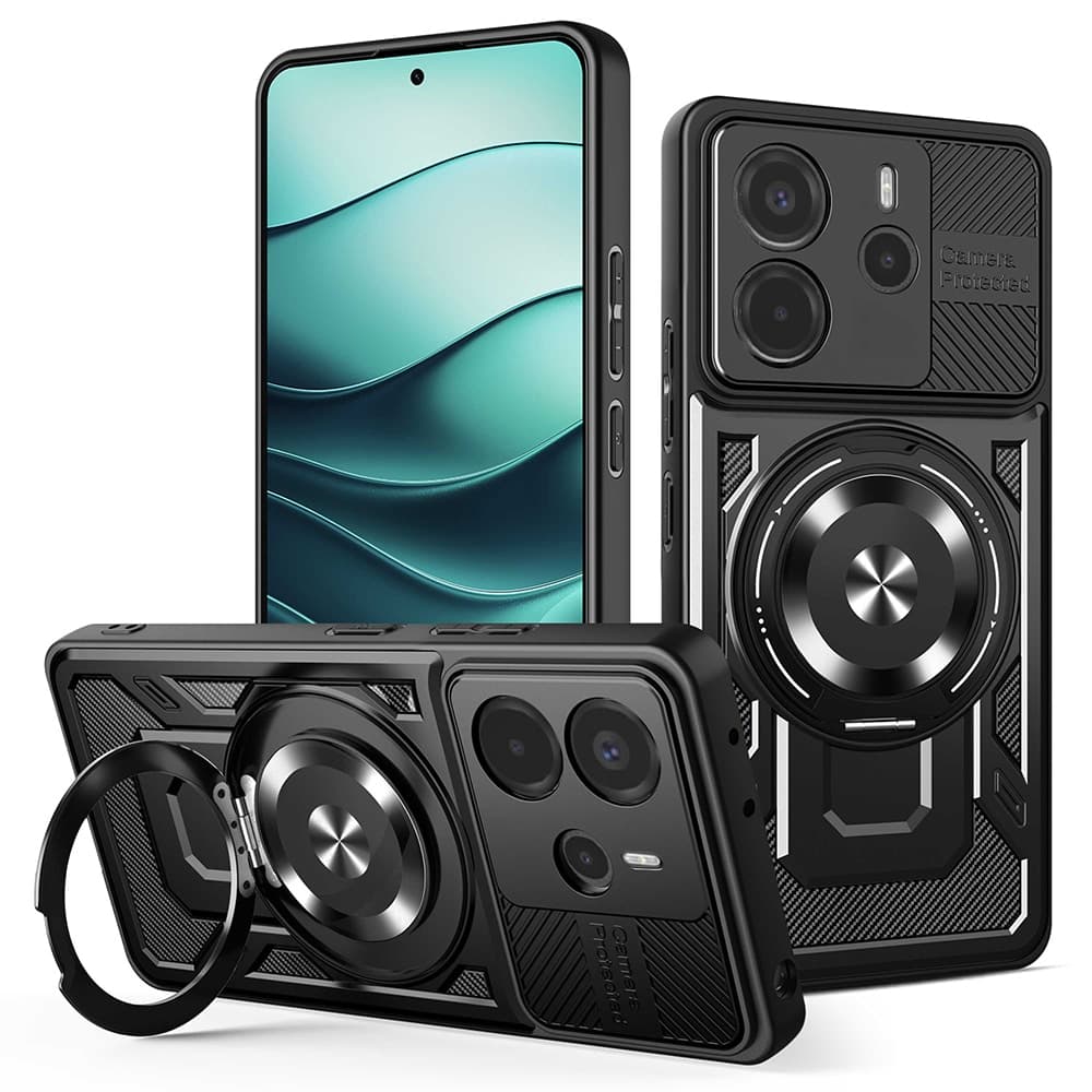 Techsuit RuggedCam - θήκη για Xiaomi Redmi Note 14 5G - Μαύρο