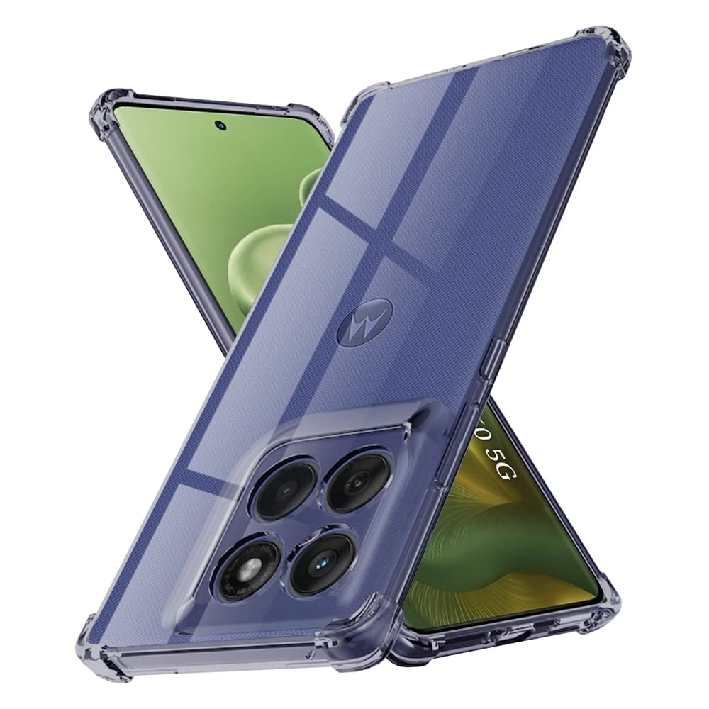Techsuit Shockproof Clear Silicone - θήκη για Motorola Edge 60 - Διάφανο