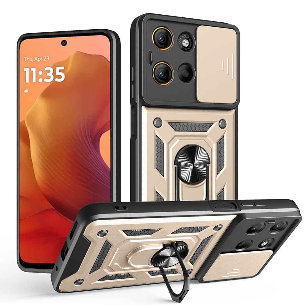 Techsuit CamShield Series - θήκη για Motorola Moto G15 - Χρυσό