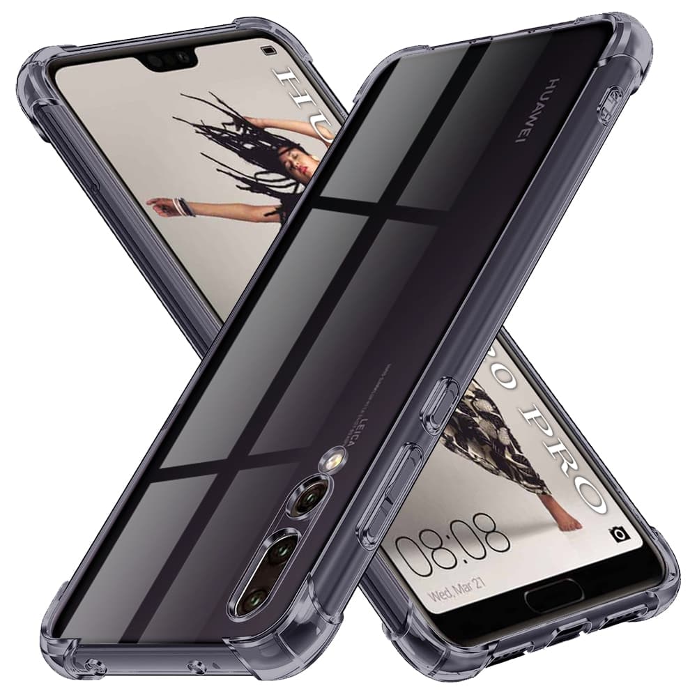 Techsuit Shockproof Clear Silicone - θήκη για Huawei P20 Pro - Διάφανο