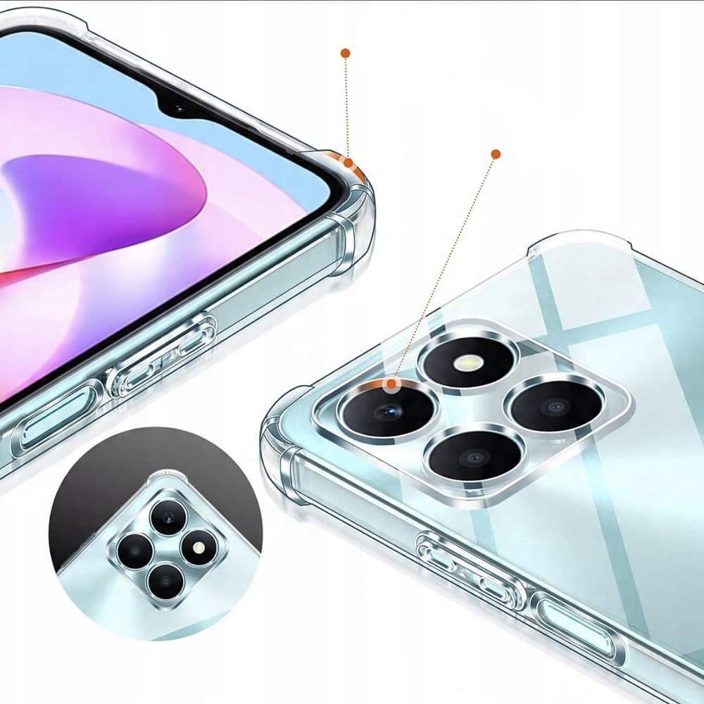 Techsuit Shockproof Clear Silicone - θήκη για Honor X6c - Διάφανο 2